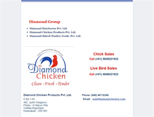 Tablet Screenshot of diamondchicken.com